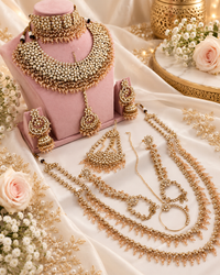 Bridal Collection Handcrafted Kundan Stud Bridal Jewellery for the Modern Bride