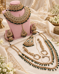 Bridal Collection Handcrafted Kundan Stud Bridal Jewellery for the Modern Bride