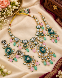 Handcrafted Royal Kundan Jewelry Set