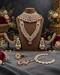 Handcrafted Kundan Bridal Jewellery Set