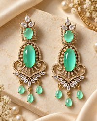 American Diamond Drop Dangler Earrings For Women & Girls