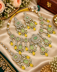 Handcrafted Architectural Kundan Necklace Set