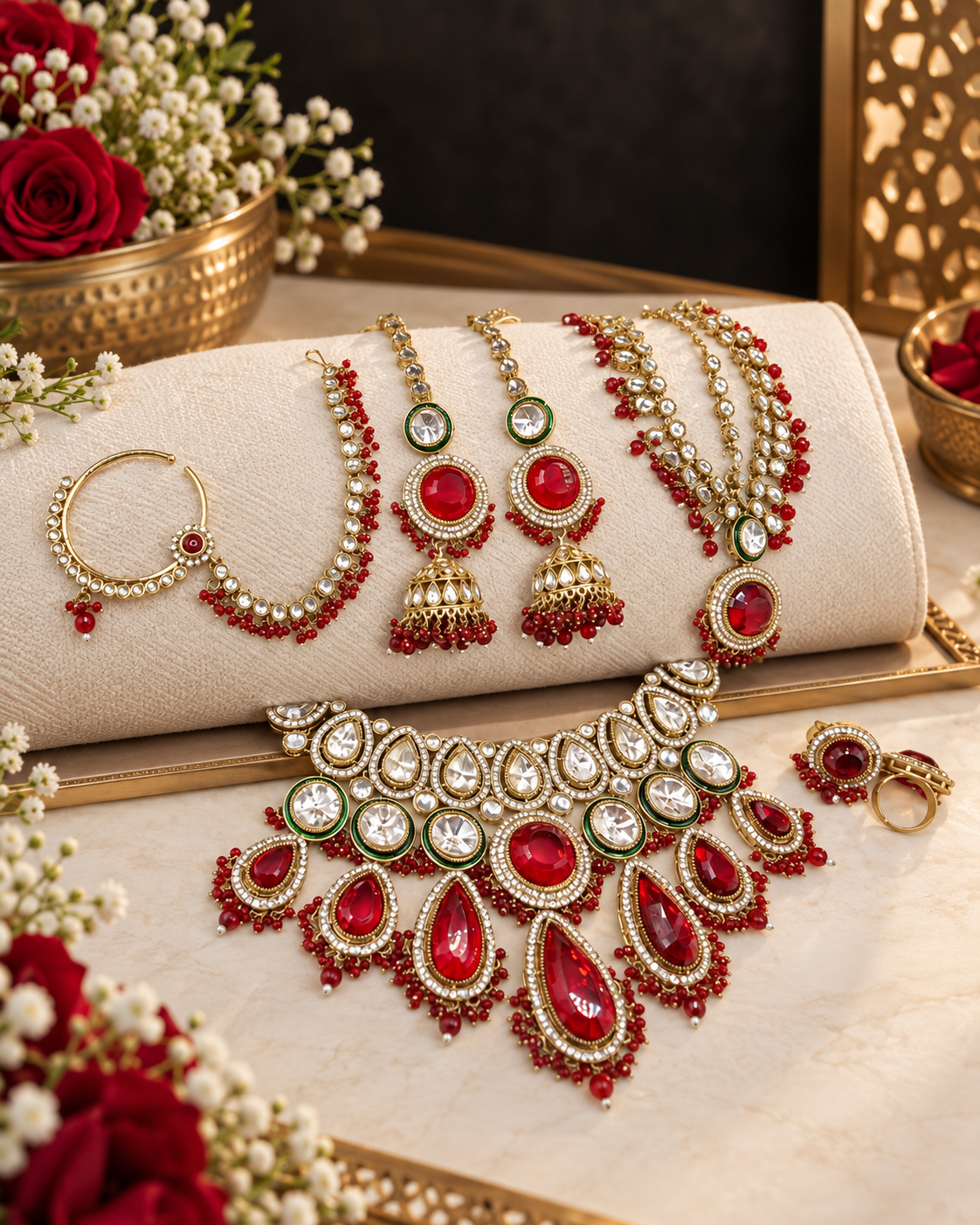 Bridal Statement Necklace & Full Jewelry Set