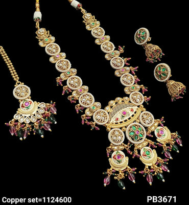 Gold Plated Copper Necklace Set