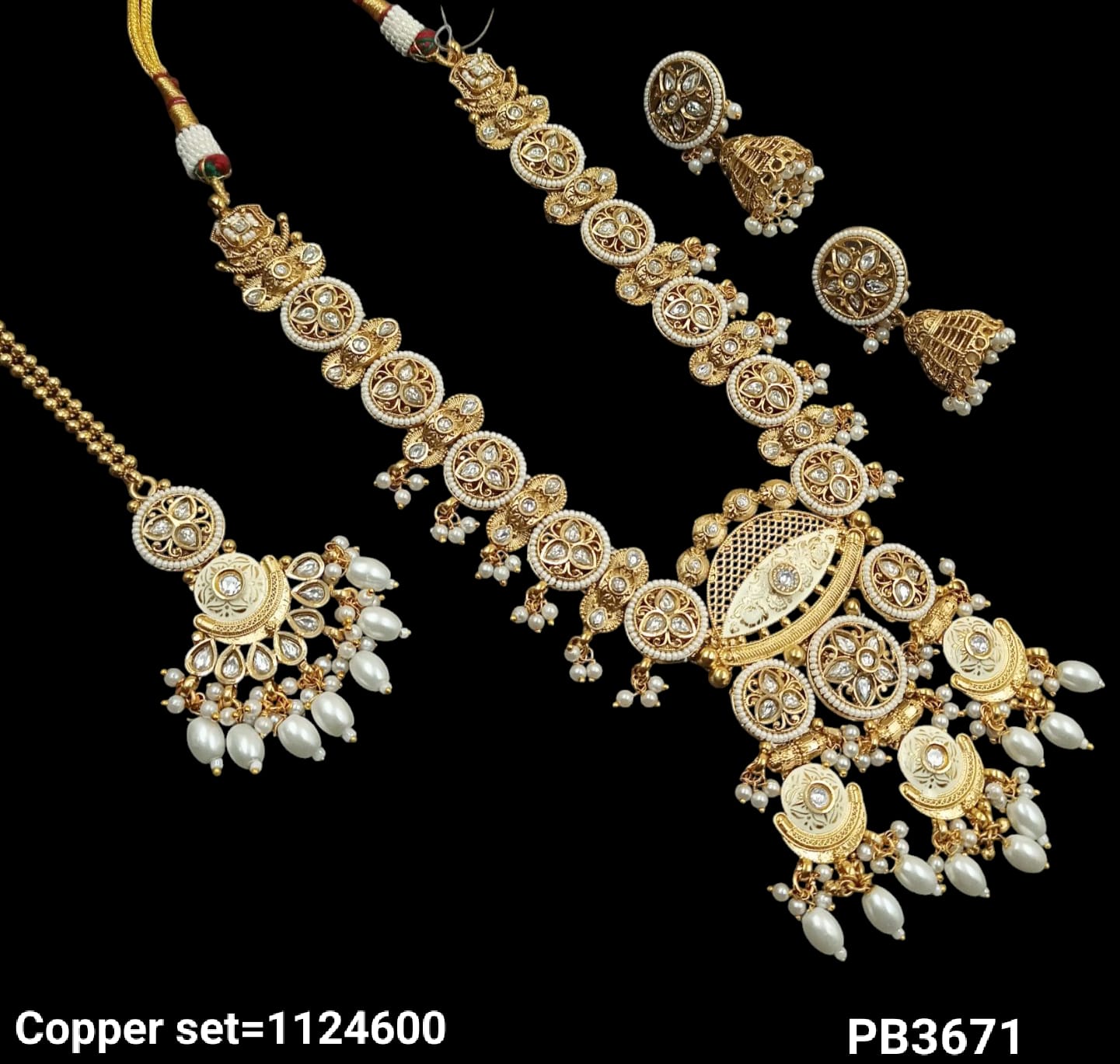 Gold Plated Copper Necklace Set
