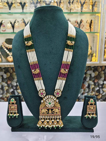 Gold Plated Copper Necklace Set