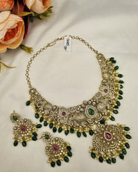 Royal Elephant Motif Bridal Necklace Set