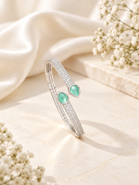 Silver Rhodium AD Bracelet