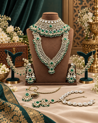 Handcrafted Kundan Bridal Jewellery Set