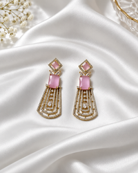 Ad Art Deco Chandelier Drop Earrings For Woman