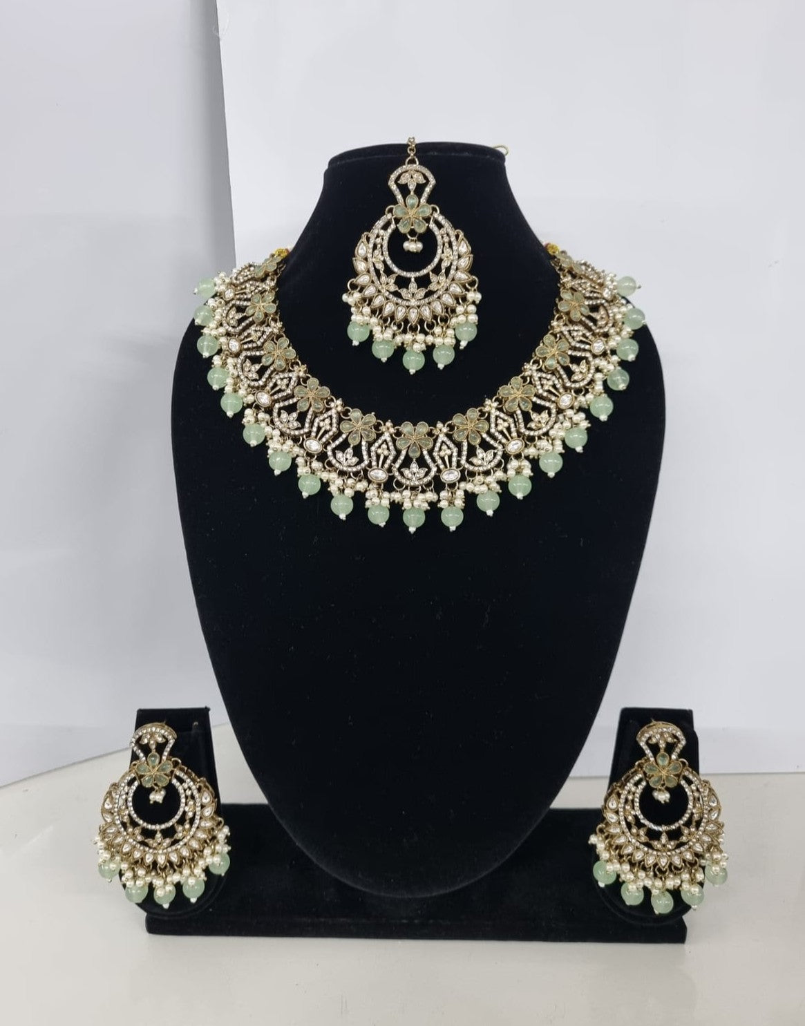 Bloom Multicolored Floral Kundan Necklace Set