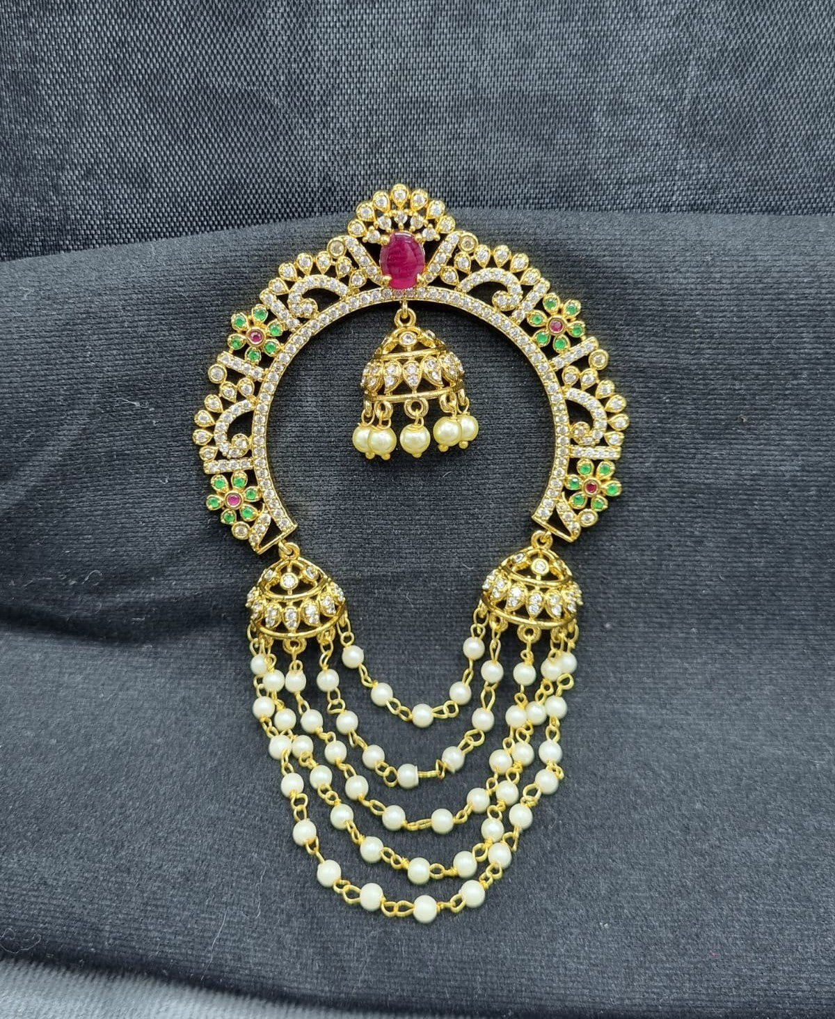 Heritage Pearl Cascade Hair Brooch