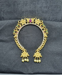Gilded Lotus Floral Temple Hair Accessory
