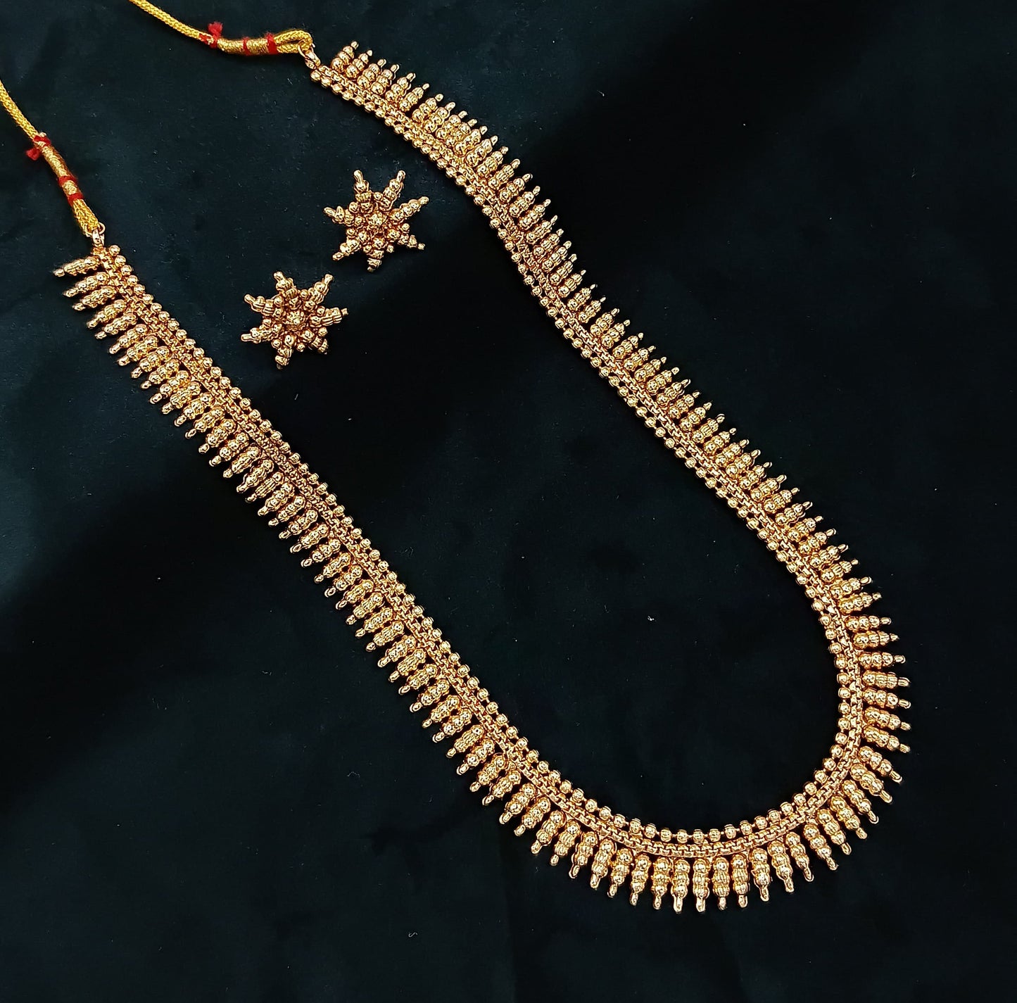 Traditional Matte Gold Long Set