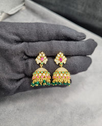 Ethnic Indian Temple Jhumka Earrings