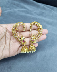 Ear Cuffs with Jhumka Drops