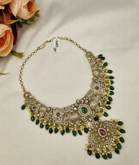 Royal Elephant Motif Bridal Necklace Set