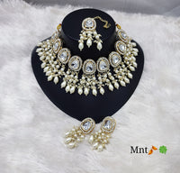 Wine Beads & Pearl Clusters Jewellery Set