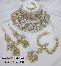 Meenakari Bridal Choker Set Jewellery With Matching Sheeshphool & Earring