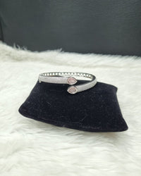 Silver Rhodium AD Bracelet