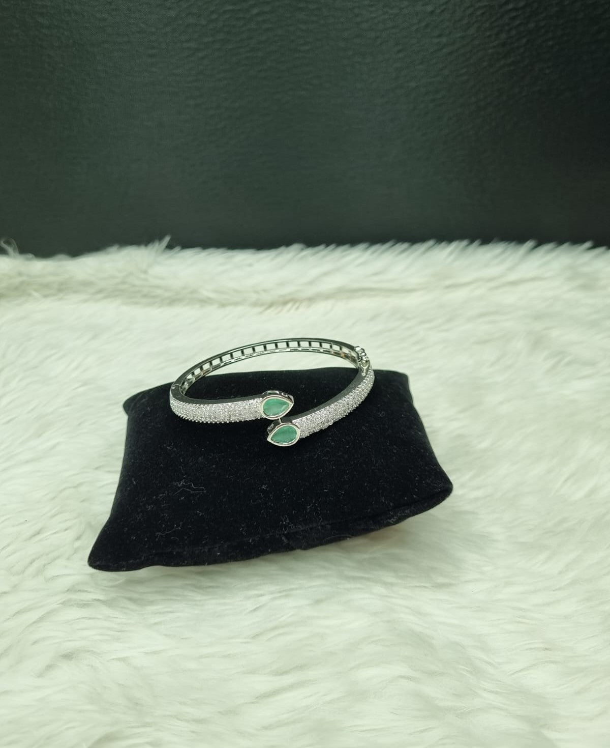 Silver Rhodium AD Bracelet