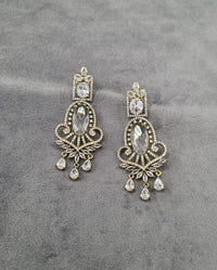 American Diamond Drop Dangler Earrings For Women & Girls