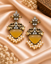 Handcrafted Elephant Motif Drop Earrings