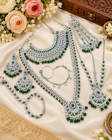 Heavy CZ Stone Wedding Jewelry Collection