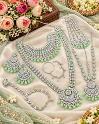Heavy CZ Stone Wedding Jewelry Collection