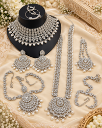 Heavy CZ Stone Wedding Jewelry Collection